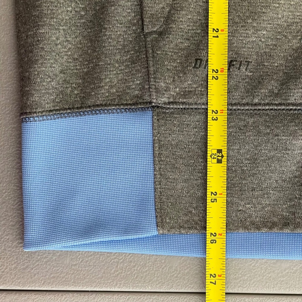 Nike Jordan UNC Tar Heels‎ Hoodie Gray Light Blue Elite Dri-Fit Mens Small - Picture 6 of 6
